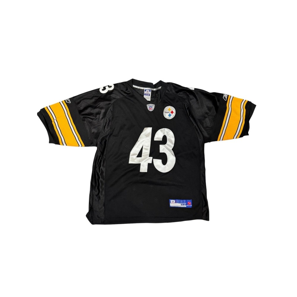 Pittsburgh Steelers Football Jersey Polamalu #43 Reebok Size 52 NFL